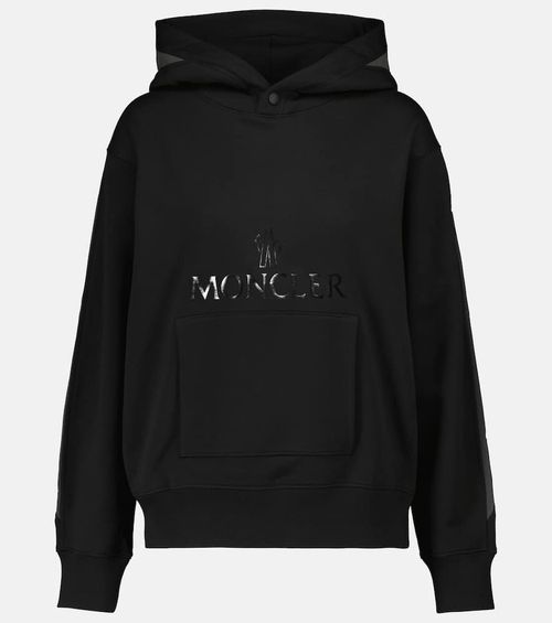 Moncler Logo cotton hoodie