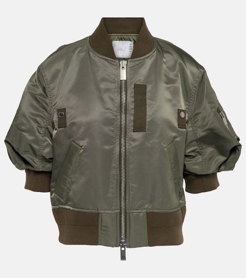 Sacai Zipped bomber jacket