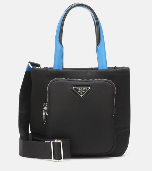 Prada Leather-trimmed nylon...