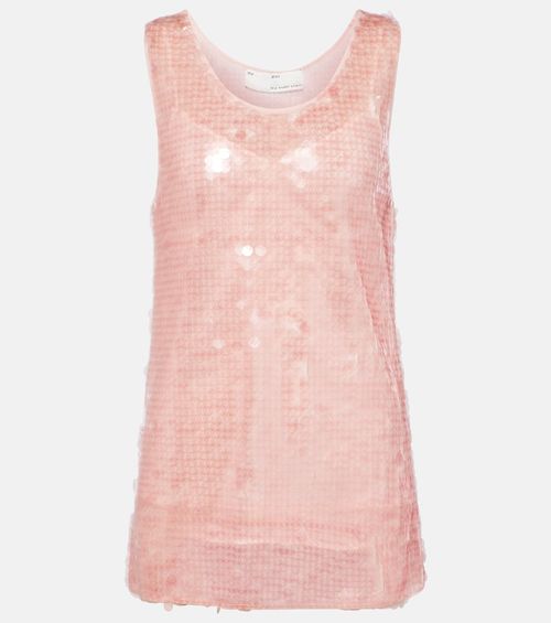 Xu Zhi Sequined tank top