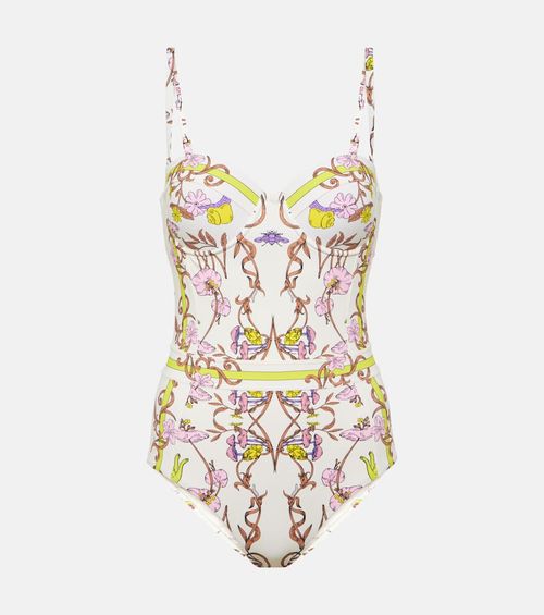 Tory Burch Floral bustier...