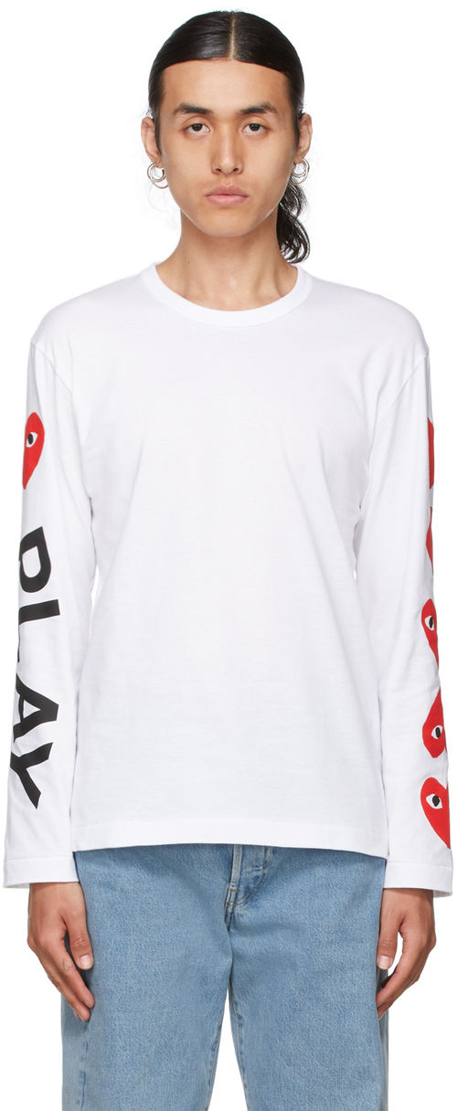COMME des GARÇONS PLAY White...