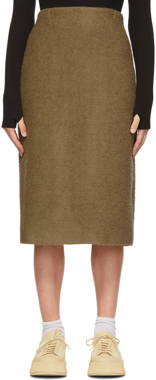 Blossom Khaki Alpaca One Skirt