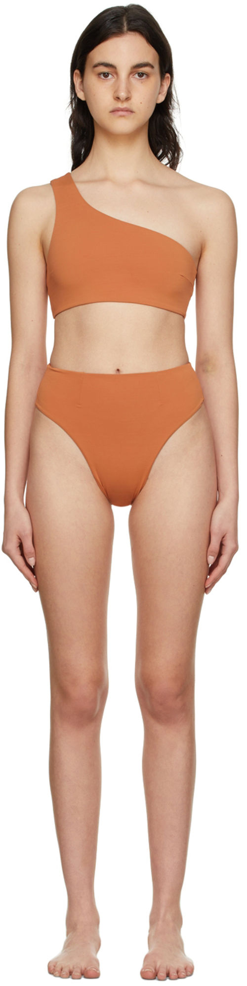 Haight Orange Perlin Bikini