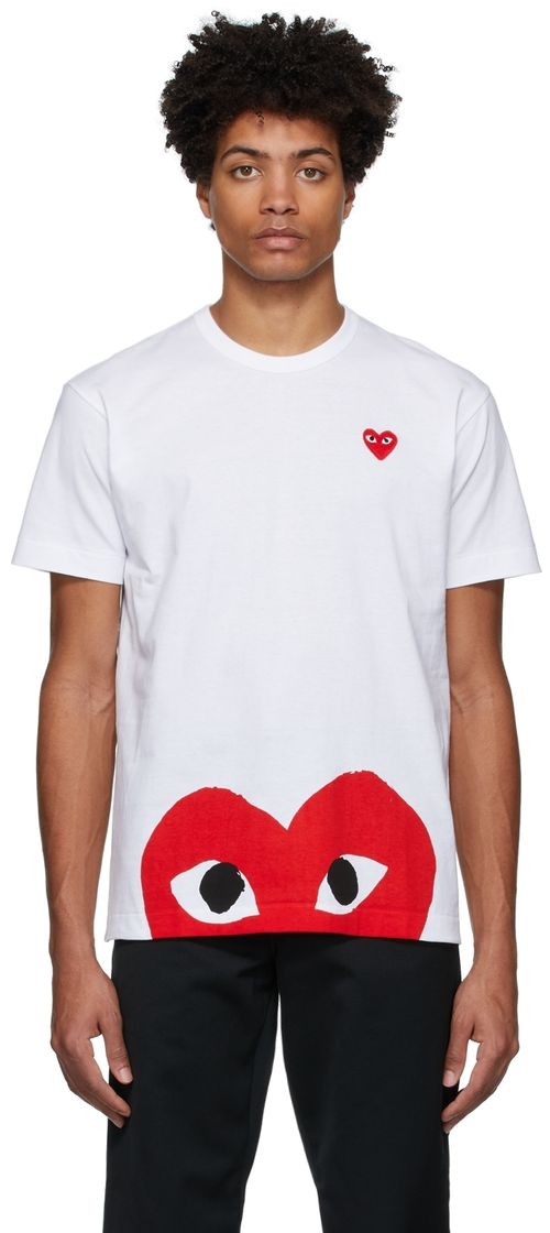 COMME des GARÇONS PLAY White...