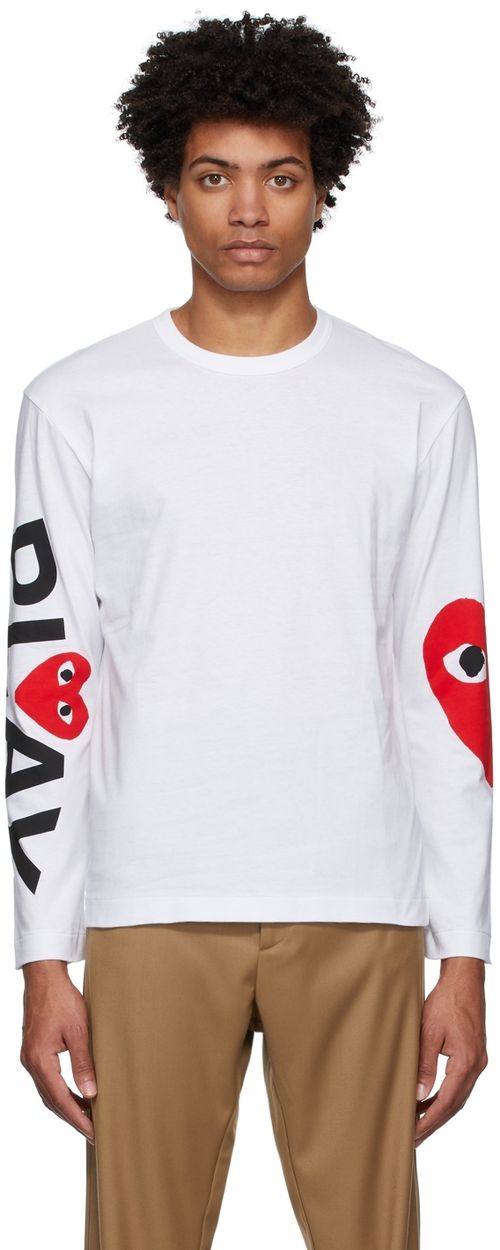 COMME des GARÇONS PLAY White...