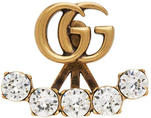 Gucci Gold Double G Earring