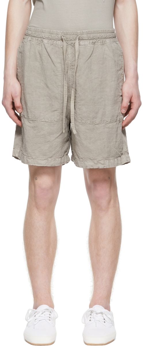 PRESIDENT's Gray Cotton Shorts