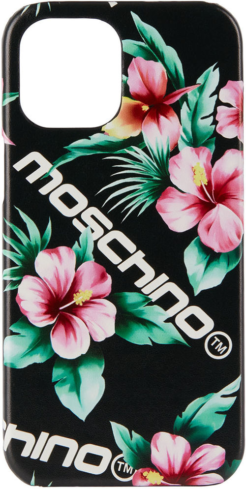 Moschino Black Flowers Logo...