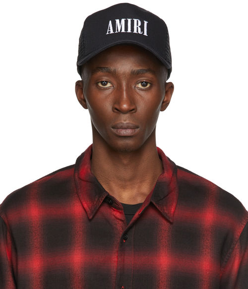 AMIRI Black Core Logo Trucker...