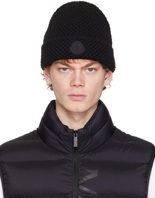 Moncler Black Virgin Wool...