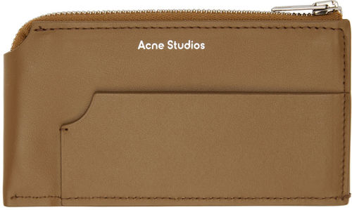 Acne Studios Brown Calfskin...