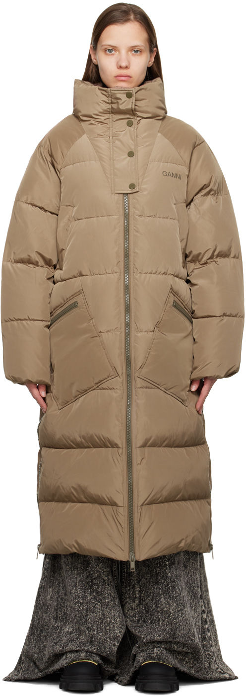 GANNI Green Tech Down Coat | £460.00 | Grazia