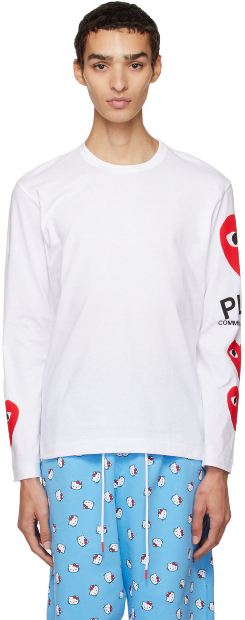 COMME des GARÇONS PLAY White...