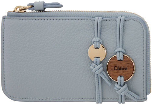 Chloé Blue Small Malou Wallet