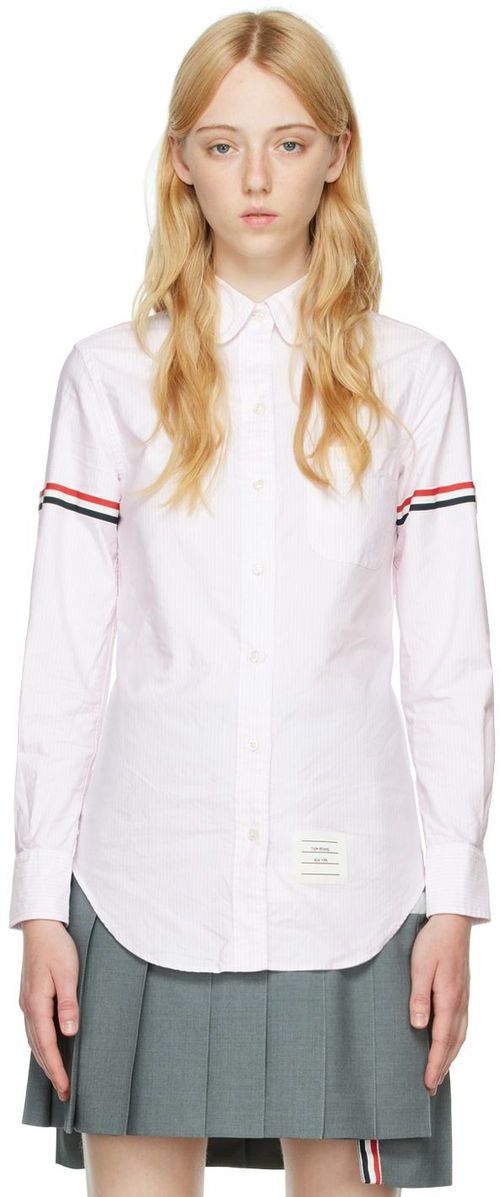 Thom Browne Pink Cotton Shirt