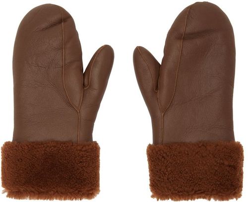 Yves Salomon Brown Shearling...