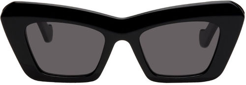 LOEWE Black Acetate Cat-Eye...