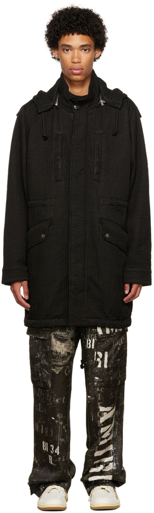 AMIRI Black Quilted Fishtail...