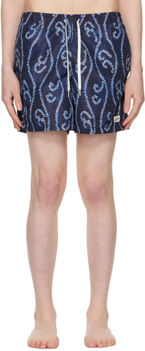 Bather Navy Drawstring Swim...