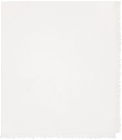 Max Mara White Pepli Scarf