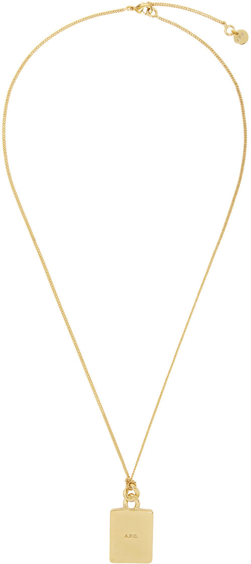 A.P.C. Gold Darwin Necklace