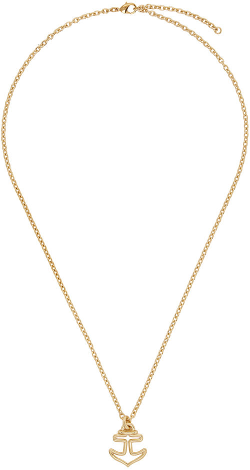 A.P.C. Gold Ancre Necklace