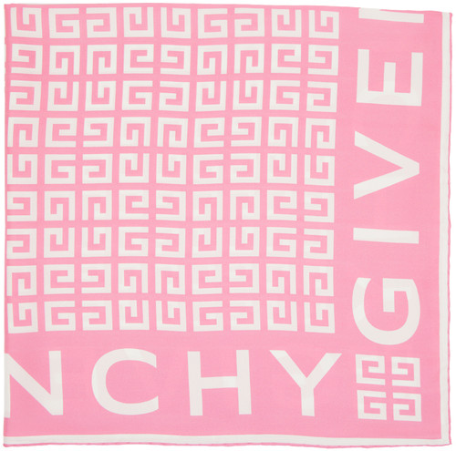 Givenchy Pink & White 4G Scarf