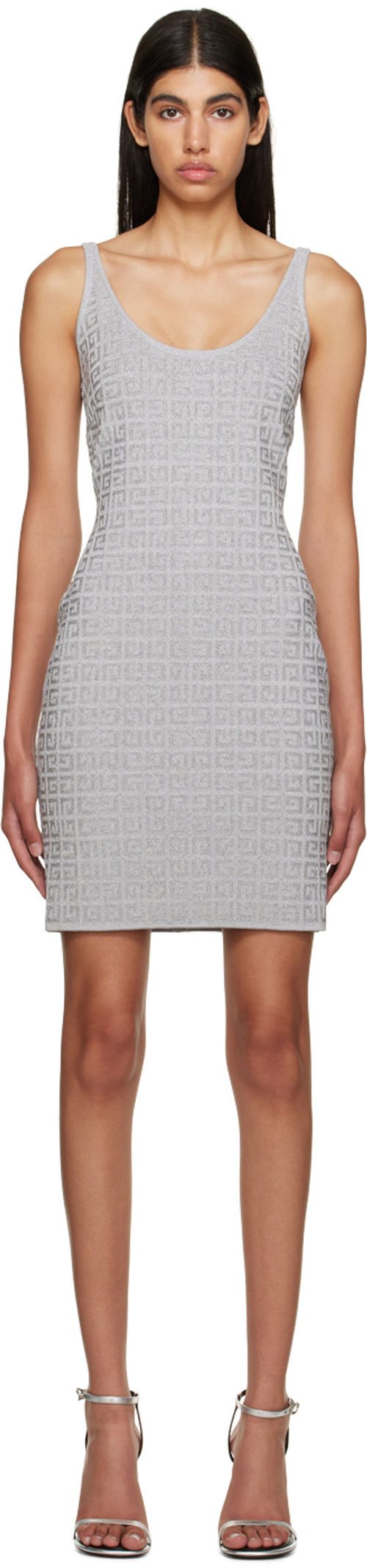 Givenchy Silver 4G Minidress