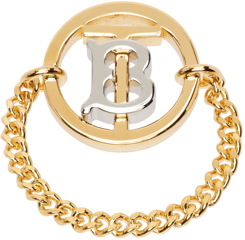 Burberry Gold Monogram Motif Ring | £270.00 | Grazia