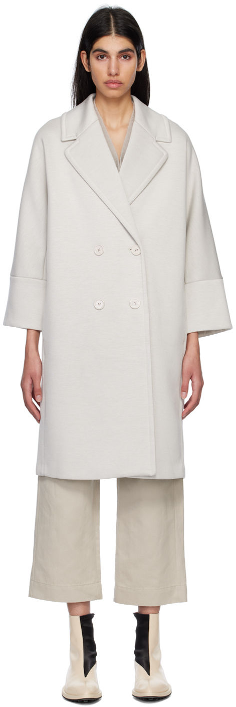 S Max Mara Beige Roseto Coat