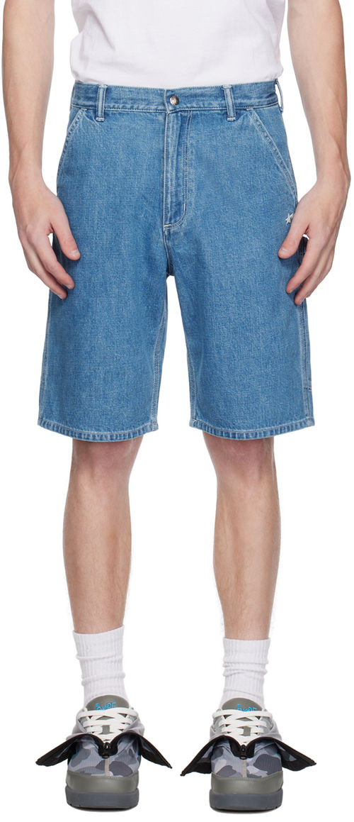 BAPE Blue Hammer Loop Shorts