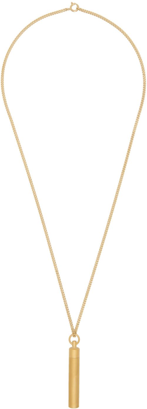 VETEMENTS Gold Powder Necklace