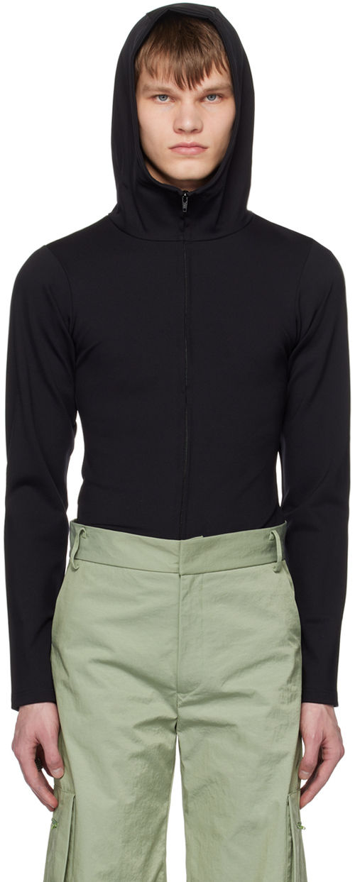 AARON ESH Black Zip-Up Hoodie