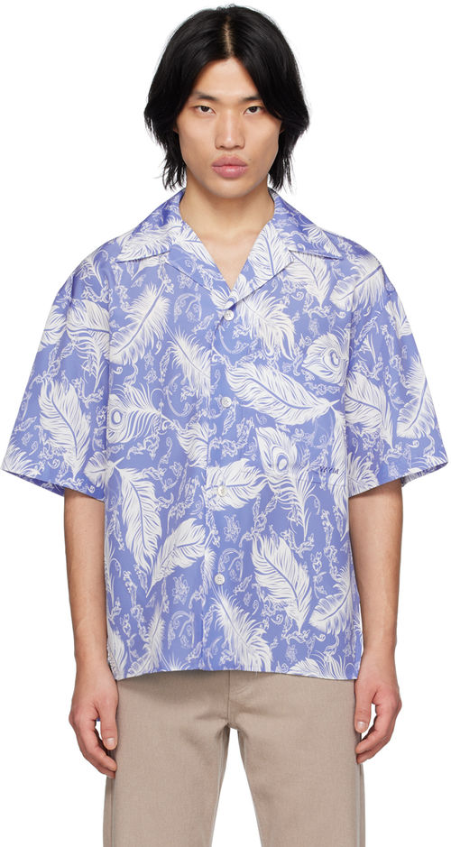 WOOYOUNGMI Blue Printed Shirt