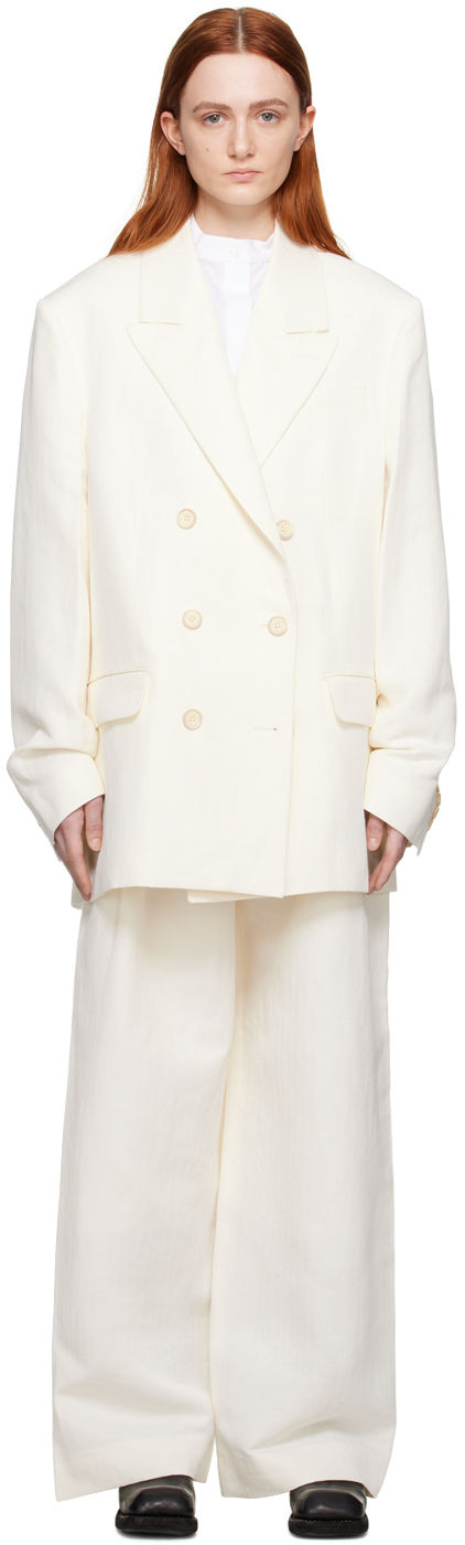 Off white hotsell blazer tan