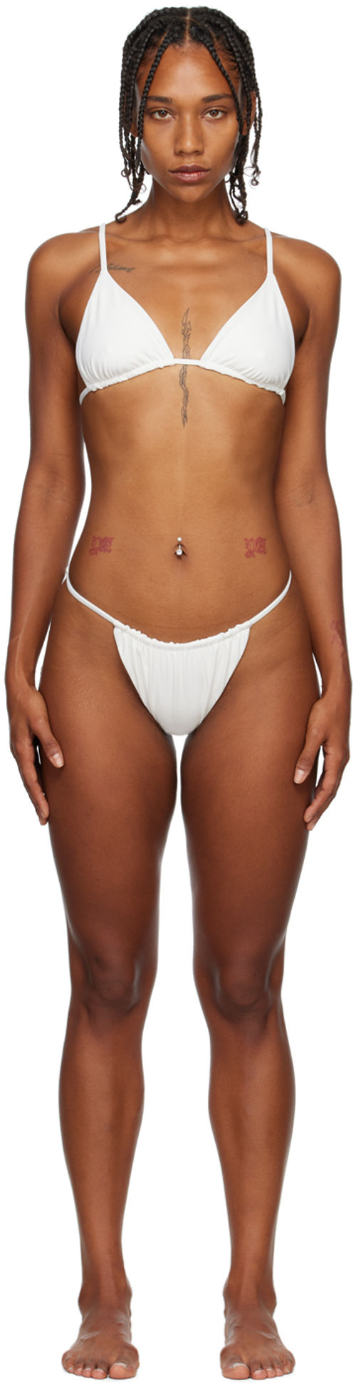 SIR. White Louis String Bikini