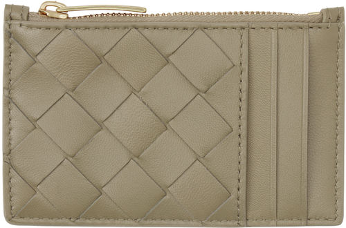 Bottega Veneta Taupe Zipped...