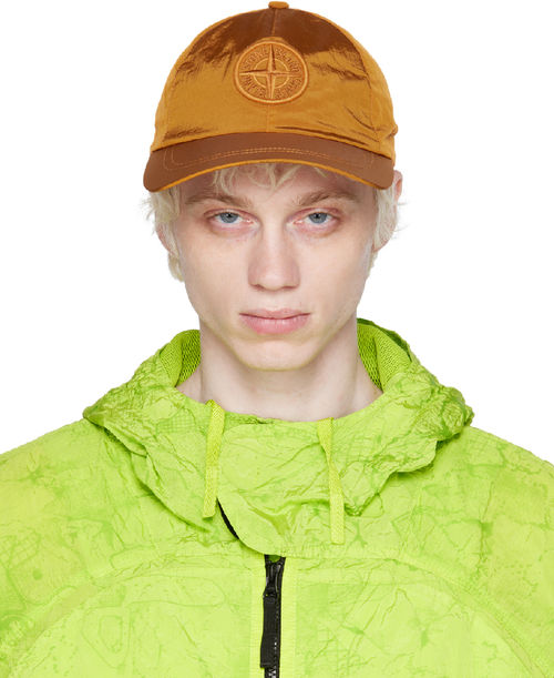 Stone Island Orange Metal Cap