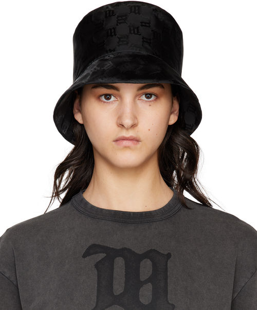 LV Leather Monogram Bucket Hat