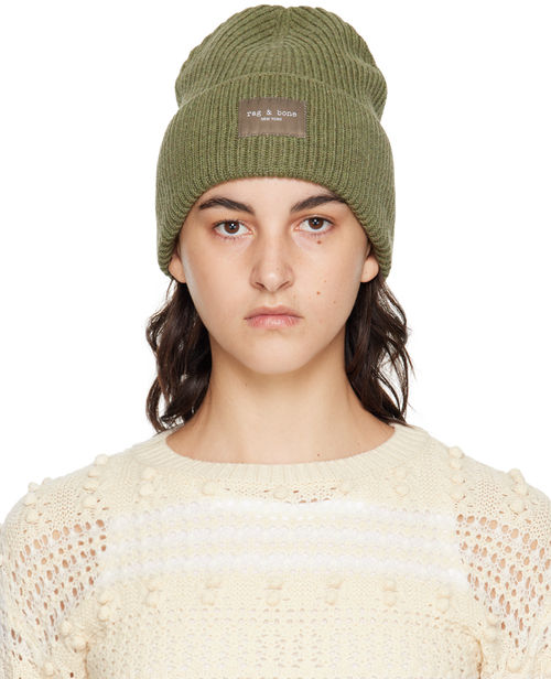 rag & bone Green Blake Beanie