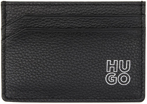 Hugo Black Logo Card Holder