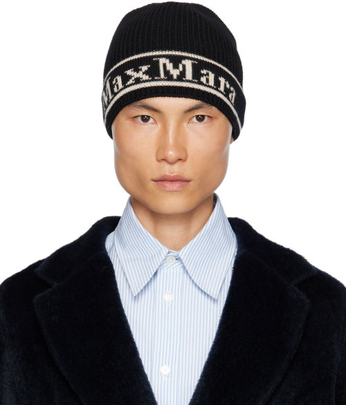 Max Mara Black Educata Beanie