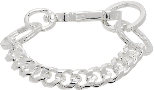 Martine Ali Silver Curb Chain...