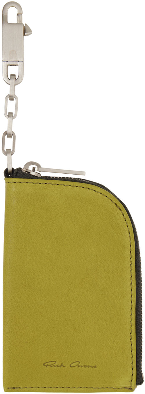 Rick Owens Yellow Hook Wallet