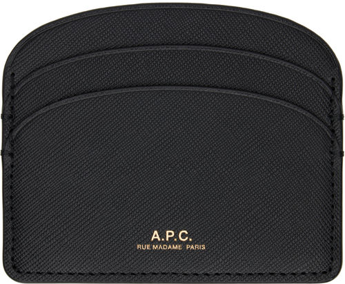 A.P.C. Black Demi-Lune Card...