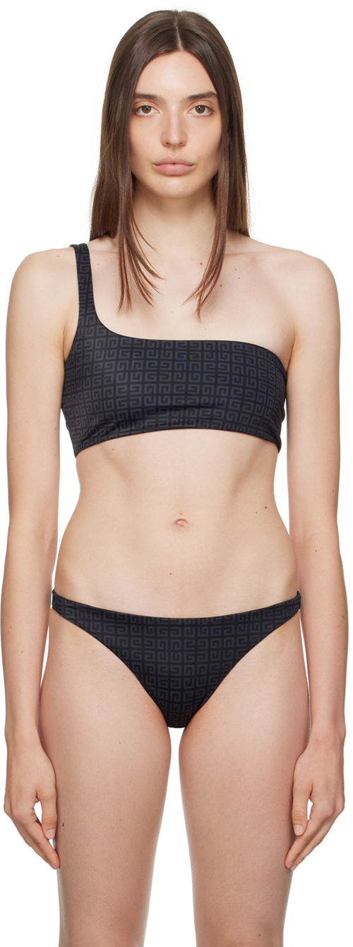 Givenchy Black 4G Bikini Top