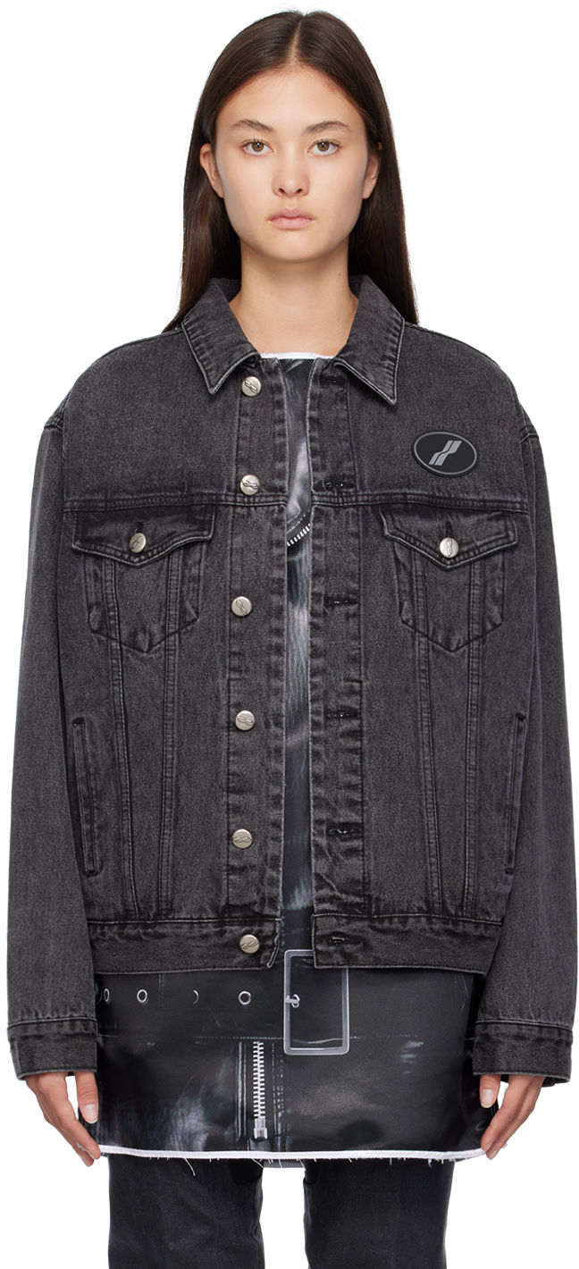 Givenchy Black Faded Denim Jacket 371.00 Grazia