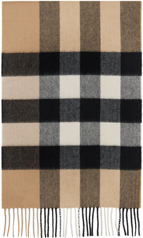 Burberry Brown Check Scarf