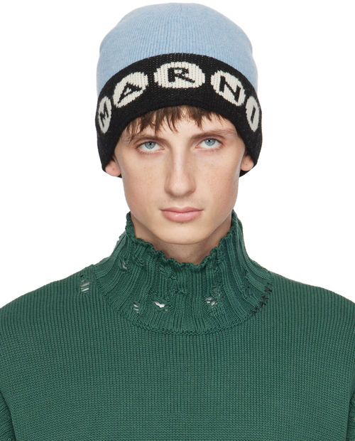 Marni Blue Dots Beanie